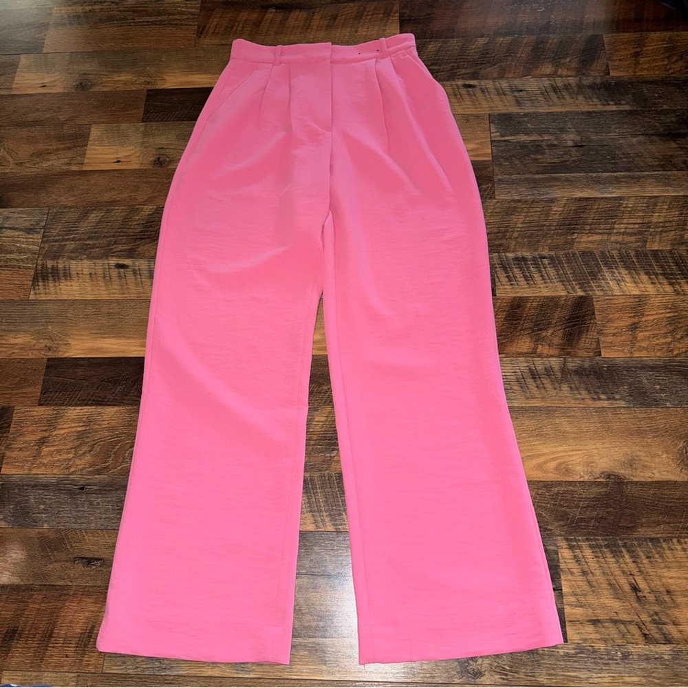 🔥6R |Abercrombie & Fitch | Pink 🎀| Wide Leg Pants